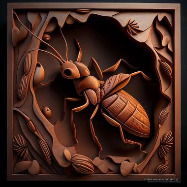 3D модель Myrmecia rufinodis (STL)